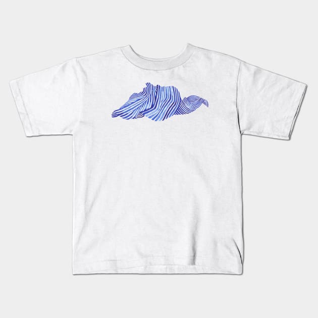 Waves Kids T-Shirt by LauraOConnor